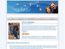 Tablet Screenshot of newberrymusic.com